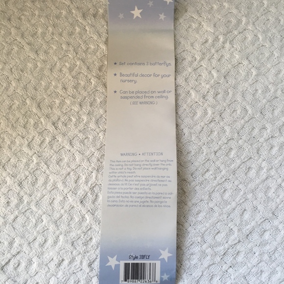 Kids Line Butterfly Nursery Wall Hanging - Picture 4 of 5